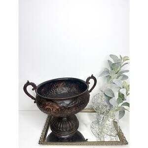 Vintage Tin Copper Bowl From India